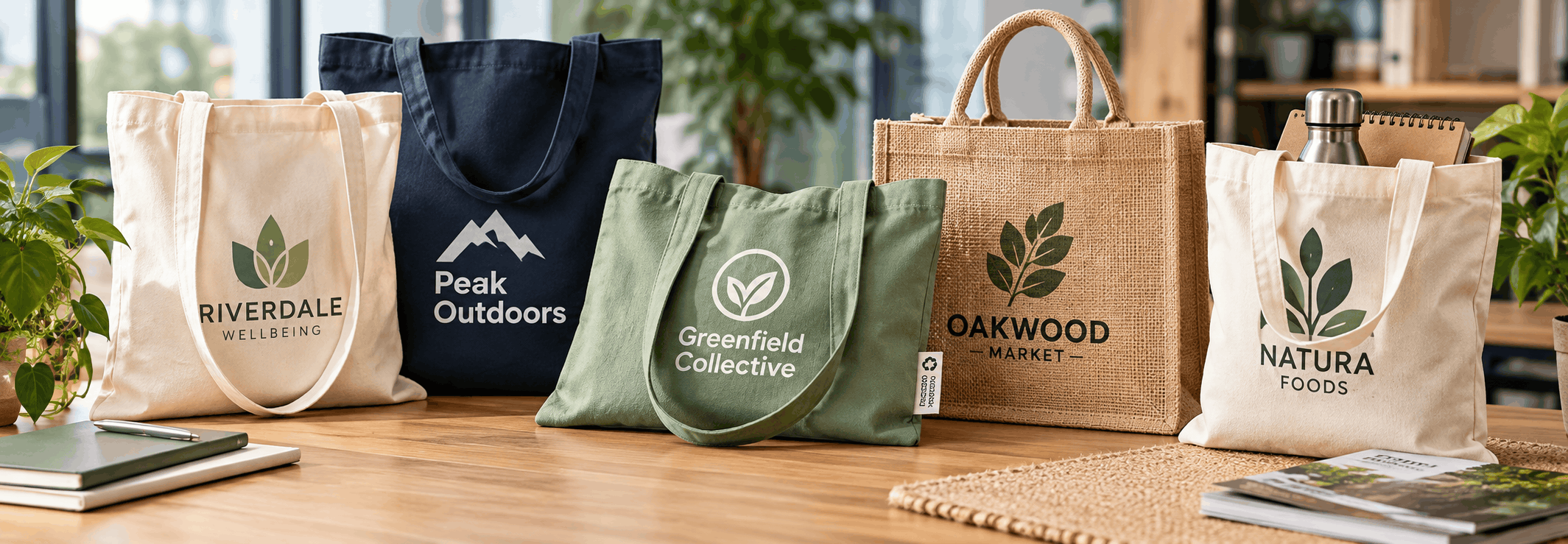 Printed Tote Bags: Cotton, Canvas, Recycled and Jute Compared